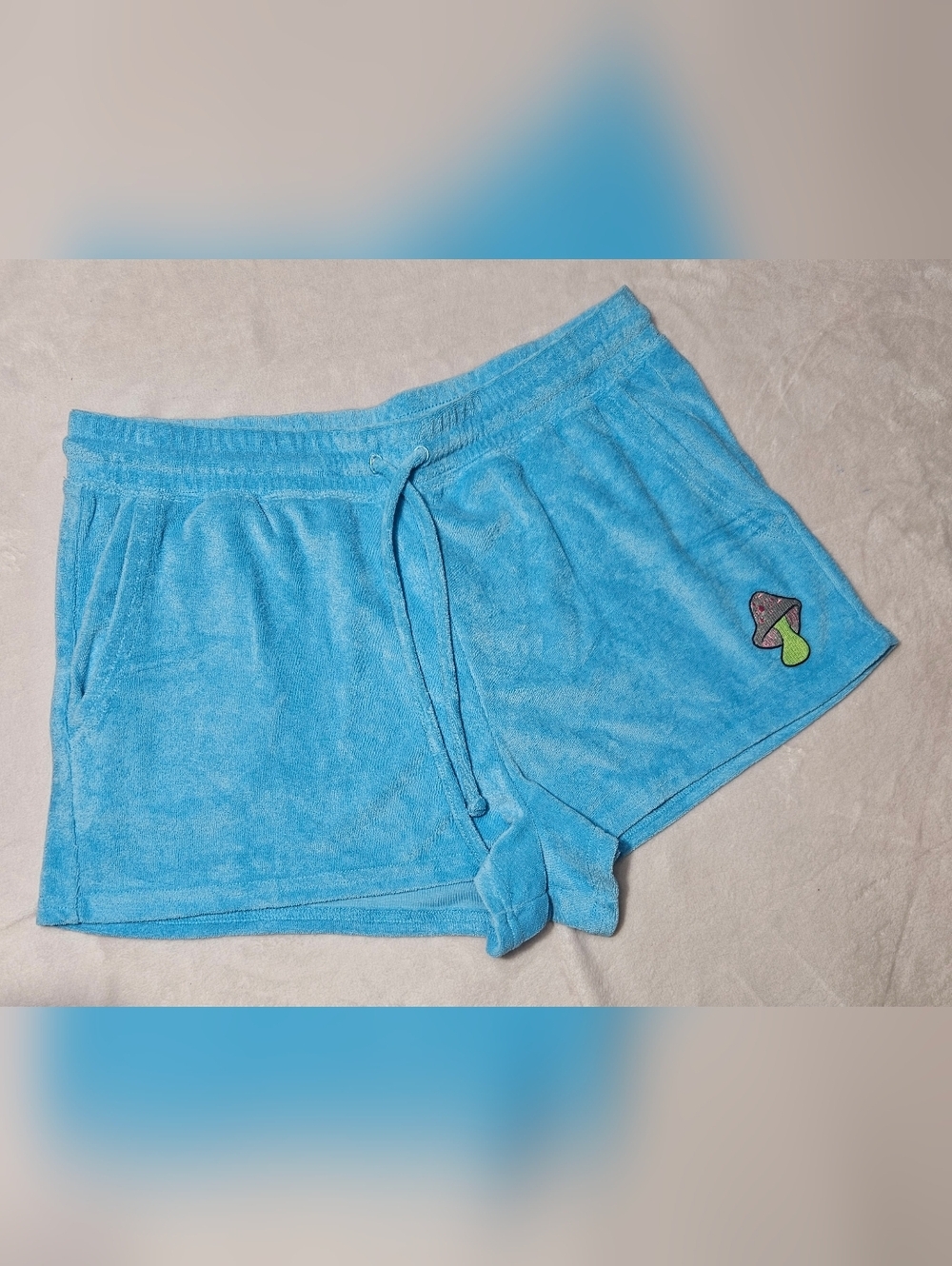 Fabletics Towel Terry Short with Mushroom Patch